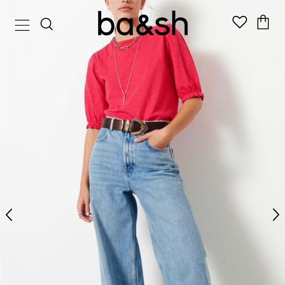 Ba&sh Vasco T-shirt - hot pink